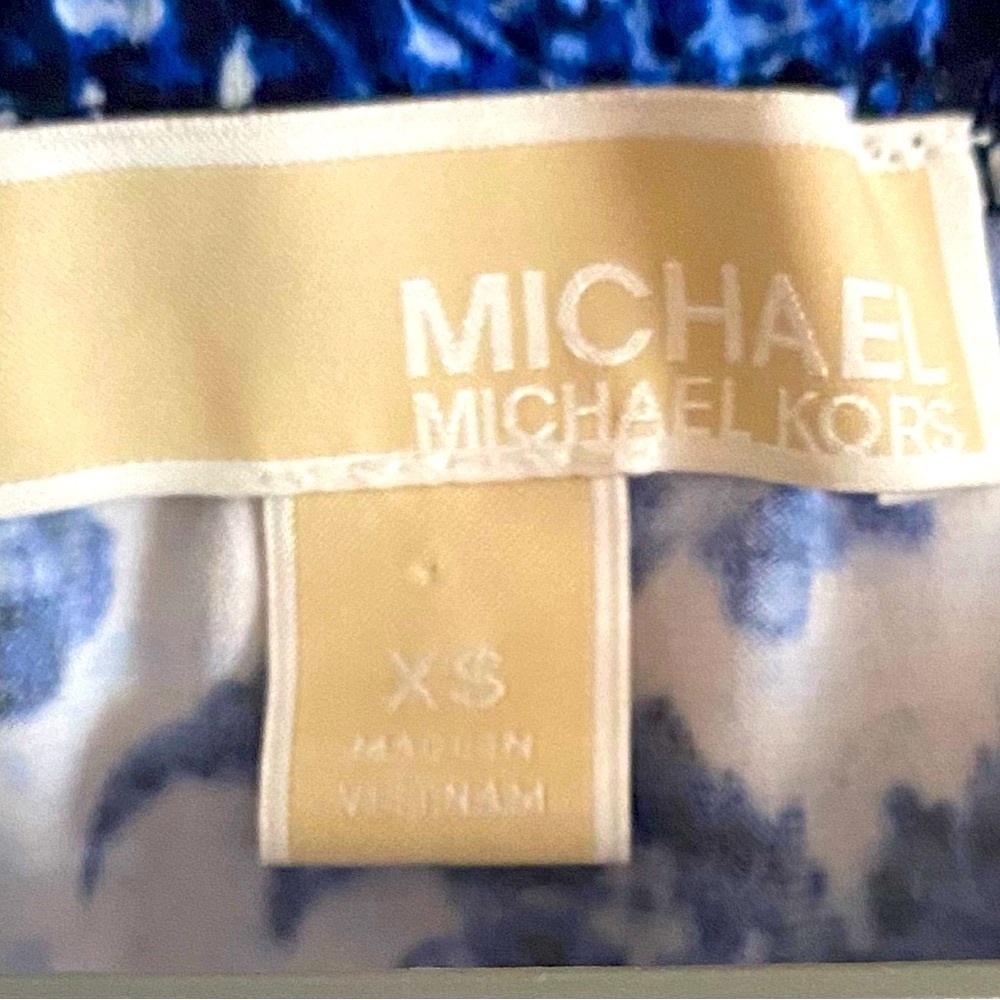 Michael Kors Dress, NWOT, Length 33.5”, Sz XS, Floral, Boho, Peasant, Artsy - Picture 4 of 14